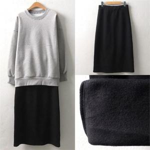 [강물처럼]위쉬몰 WW 데일리특기모스커트(7368H009) 빅사이즈 (6