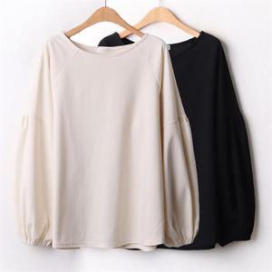 [강물처럼]위쉬몰 BA 절개셔링퍼프루즈긴팔(A872H009) 빅사이즈