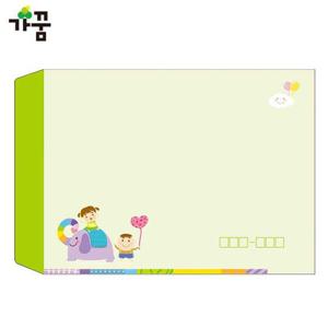 [오너클랜]인기상품 레자크지 대 NO.388 코끼리연두 칼라봉투 [W