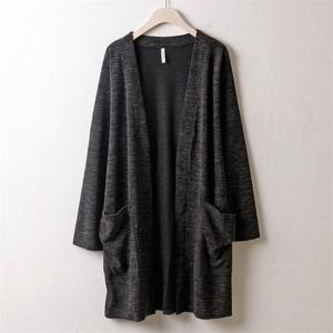 [강물처럼]아이우먼 이지 오픈 가디건 MN0144RM009 빅사이즈 (60