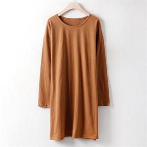 [강물처럼]아이우먼 심플 롱롱 무지 티 WW2928M009 빅사이즈 (60