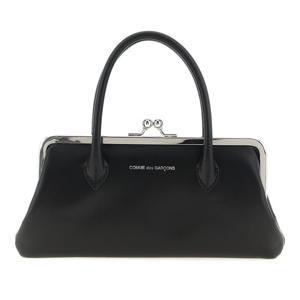 꼼데가르송 엠보스드 로고 클랩스 핸들 토트백 SA0303CH BLACK