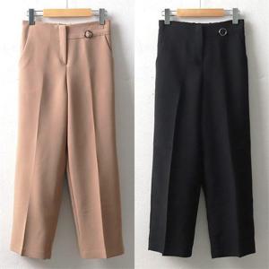 [강물처럼]위쉬몰 MD 실버링지퍼슬랙스F28(6403H009) 빅사이즈 (