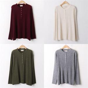 [강물처럼]위쉬몰 RM 가을데끼골지니트긴팔(A795H009) 빅사이즈