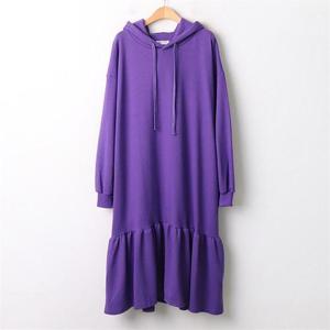 [강물처럼]아이우먼 스트링후디면원피스 RAA787M009 빅사이즈 (6