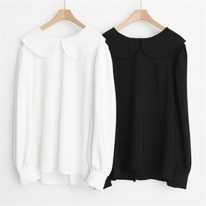 [강물처럼]빅사이즈사랑해요 8524L009 러블리 카라 블라우스 TM