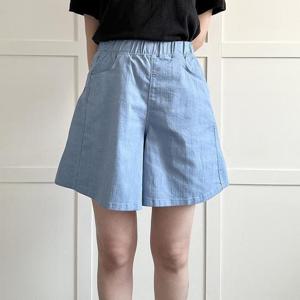 [강물처럼]아이우먼 라이트쿨5부치마반바지 LOP458M603 빅사이즈