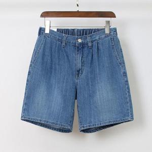 [강물처럼]아이우먼 샌딩뒷밴딩데님반바지 LOP573M603 빅사이즈