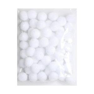 만들기재료 (유니아트)5000 반짝이퐁퐁 흰색 25mm