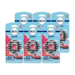 [옐루맘][엘루맘] 페브리즈 차량용방향제 다우니향 2.2ml 6개 (1