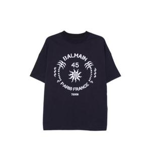 발망 반팔 티셔츠 GH0EG230BD56 SFQ Blue