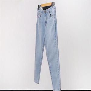 [강물처럼]빅사이즈사랑해요 A775L009 밴딩팁구제타이트연청 DO