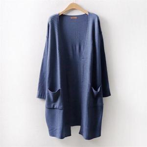 [강물처럼]아이우먼 소프트포켓롱가디건 RM4857M009 빅사이즈 (5