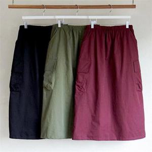 [강물처럼]빅사이즈사랑해요 B022L009 밴딩건빵카고롱스커트 EM