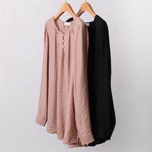 [강물처럼]빅사이즈사랑해요 A770L009 나이스샤틴블라우스 IR (5