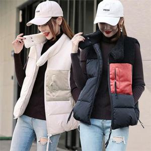 [강물처럼]위쉬몰 SK 하이넥램스울패딩조끼(A823H008) 빅사이즈