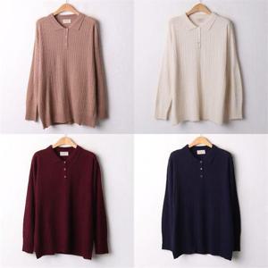 [강물처럼]위쉬몰 RM 홀가꽈배기카라니트티(A759H009) 빅사이즈