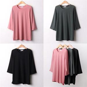 [강물처럼]위쉬몰 RI 슬럽싱글7부절개티(A769H009) 빅사이즈 (59