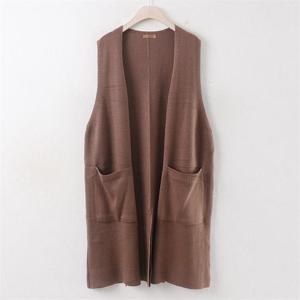 [강물처럼]아이우먼 군살커버 포켓 롱 베스트 RM0128RM009 빅사