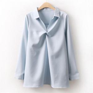 [강물처럼]아이우먼 트위스트블라우스 BG8427M009 빅사이즈 (598