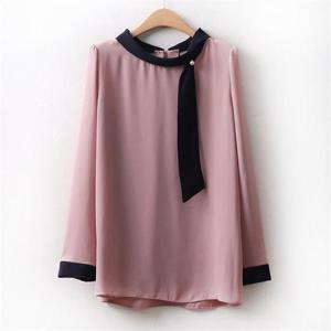 [강물처럼]아이우먼 레이스카프블라우스 BG8655M009 빅사이즈 (5