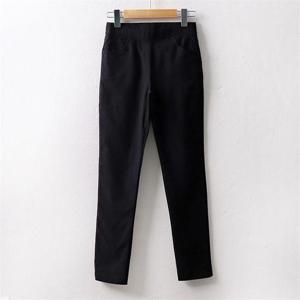 [강물처럼]아이우먼 블랙 모던 스판바지 OD4581M009 빅사이즈 (5