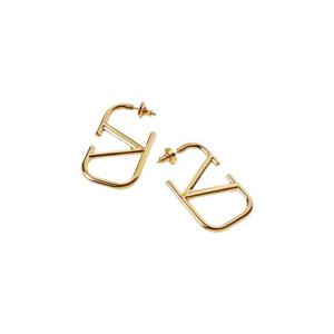 발렌티노 브이로고 시그니쳐 메탈 이어링 골드 J0F96METCS4