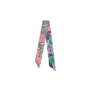 에르메스 수스 르 샤르메 오르페우스 바게트 트윌리 로즈 블루 누아 H853702S10