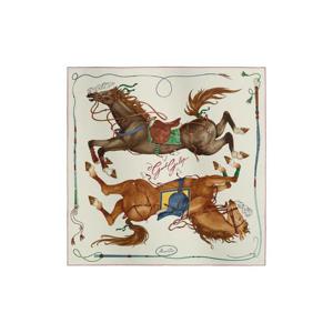 에르메스 그랜드 갤롭 스카프 90 실크 트윌   크렘 뀌르 베르 H004311S02