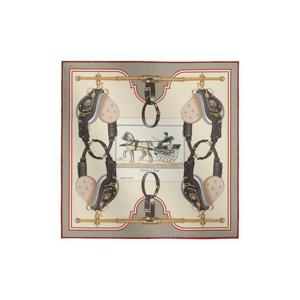 에르메스 캐릭 아 폼프 스카프 45 바니유 앙트라시트 루즈 H893933S03