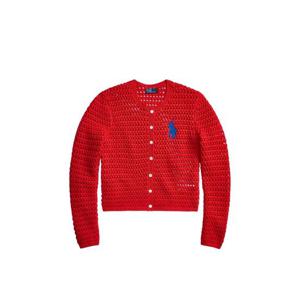 폴로 랄프로렌 크로셰 아플리케 가디건 211A12705