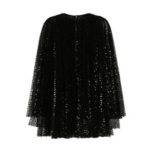 돌체앤가바나 시퀸 장식 플레어 미니 드레스 F6AUYTFLSHD