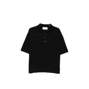 AMI Paris 반소매 폴로 셔츠 UPL422JE0211