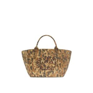 가니 레오파드 프린트 토트 백 B2110094