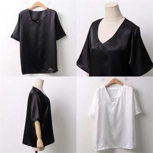 [강물처럼]WW 샤틴반팔블라우스(XX95C73) 빅사이즈여성의류 중년