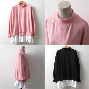 [강물처럼]프릴레이어드맨투맨(XX68C95) 빅사이즈여성의류 중년