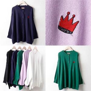 [강물처럼]위쉬몰 RM 트윙클왕관가디건(1819H009) 빅사이즈 (594