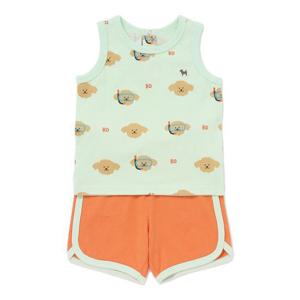 [블루독베이비]스노클링도기민소매상하세트 (45370-672-10)