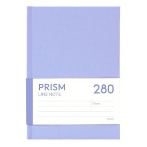 [인디고] 프리즘 280 라인 양장 노트 (B6, 32절) - 라일락