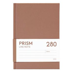[인디고] 프리즘 280 라인 양장 노트 (B6, 32절) - 모카무스