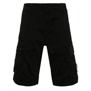 라프리마 CP컴퍼니 스트레치 Sateen 카고 반바지 새틴 16CMBE116A 005694G 999