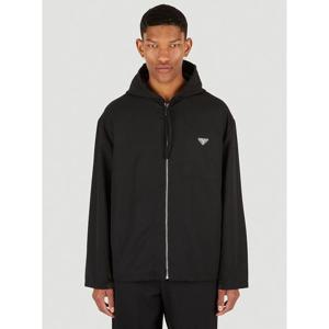 라프리마 프라다 울 후드 블루종 자켓 SGC195 11A6 F0002