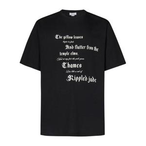 라프리마 알렉산더맥퀸 텍스트 프린트 티셔츠 815069 QTAC7 0526