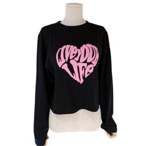 [스튜디오화이트]리브하트크롭티셔츠ML3TSA199