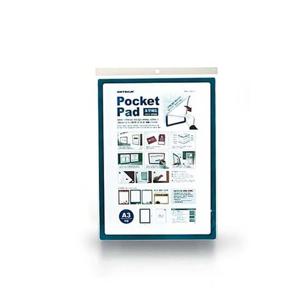 ( 떼엇다붙였다 A3 포켓패드 안내판 파랑