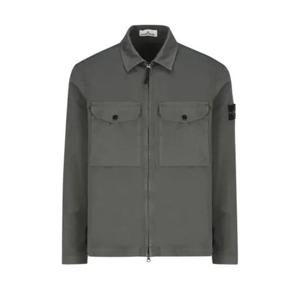 라프리마 스톤아일랜드 10812 스트레치 코튼 새틴 Overshirt Regular 801510812 V0059