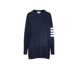 라프리마 톰브라운 오버핏 크루넥 4바 스트라이프 니트 FKA342A Y1002 415