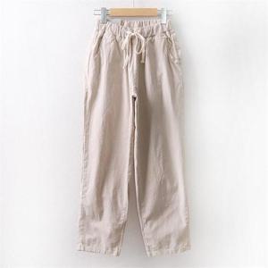 [강물처럼]아이우먼 코튼 끈 배기바지 MD5447M008 빅사이즈 (593