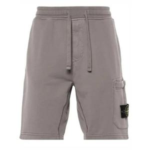 라프리마 스톤아일랜드 64651 코튼 플리스 카고 버뮤다 Shorts Regul 801564651 V0092