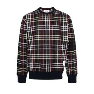 라프리마 톰브라운 4바 스트라이프 자카드 크루넥 코튼 스웻 MJT500A J0180 996